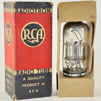 (1) Tested RCA 12AW6 Tube with Box Date Code 822 Sharp Cutoff Pentode Tube