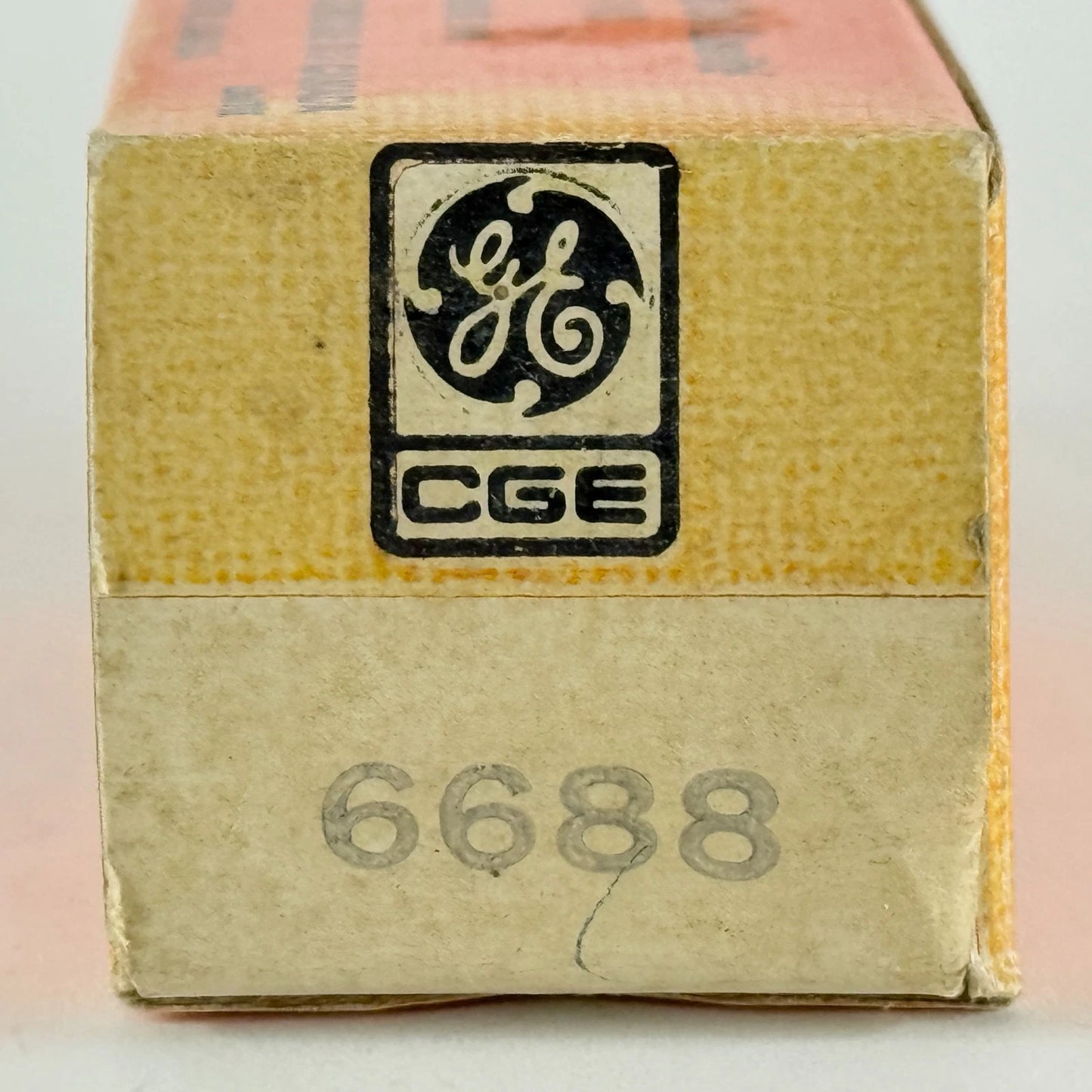 (1) Tested GE CGE 6688 Tube Gold Pins Holland with Box Date Code D4 AY