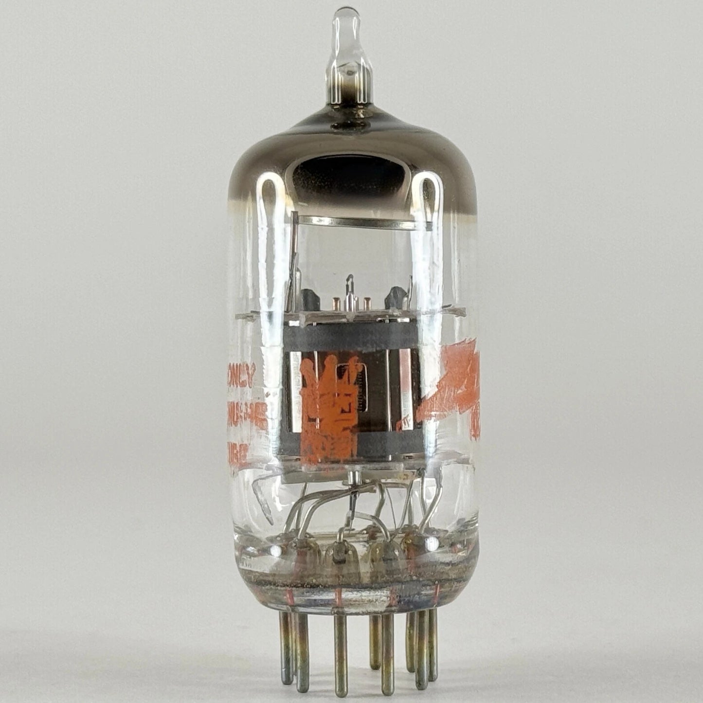 (1) Tested Zenith 6GH8A Tube Date Code 18-09 Halo Getter Triode Cutoff Pentode