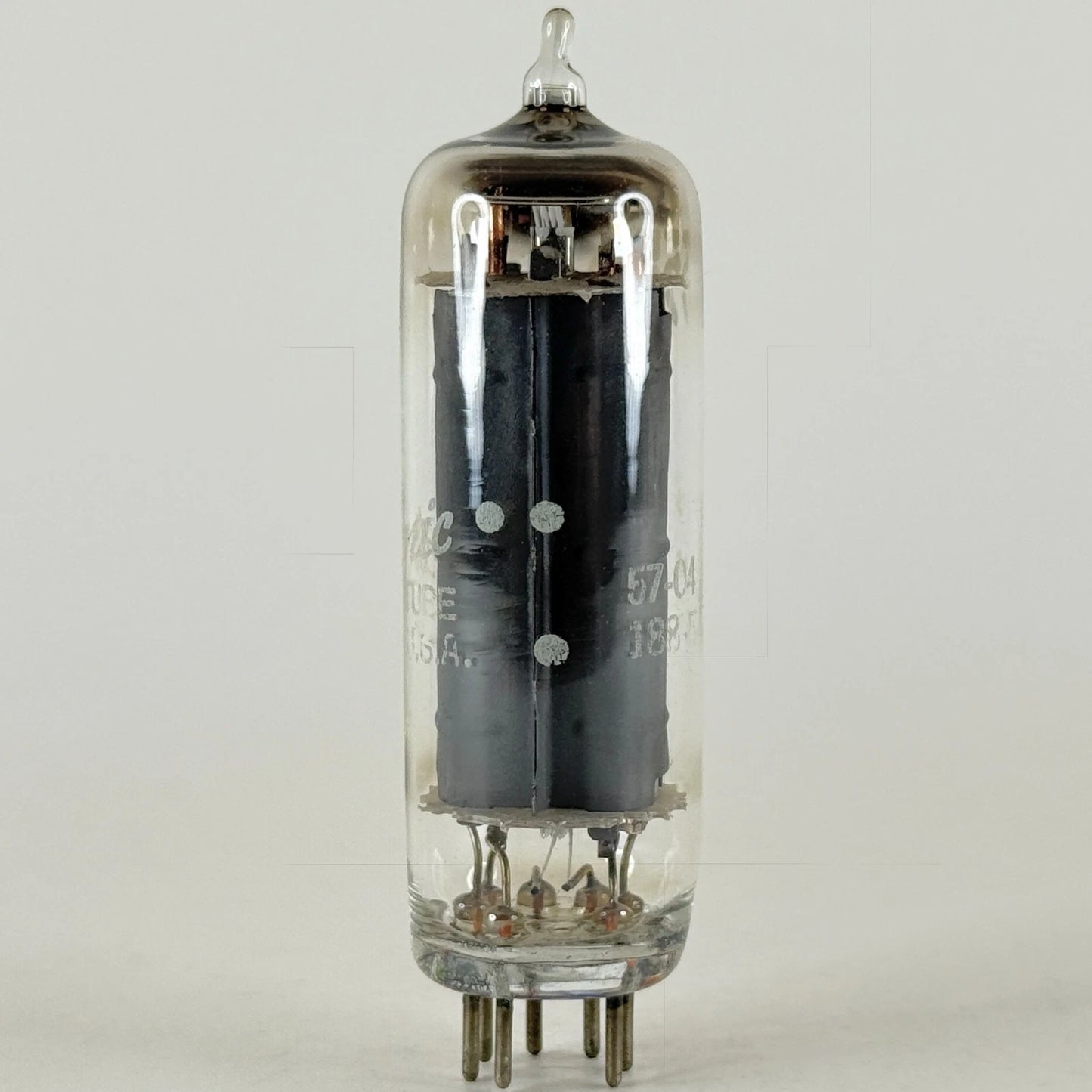 (1) Tested GE 35B5 Tube Date Code 57-04 Beam Power Output Vacuum Tube (a)
