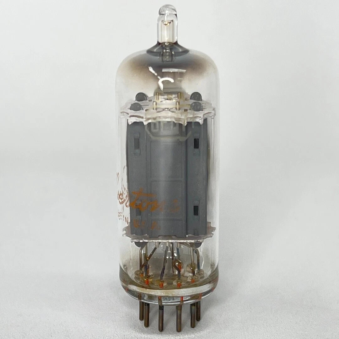 (1) Tested Silvertone 8FQ7 Tube Silvertone Medium Mu Twin Triode Vacuum Tube