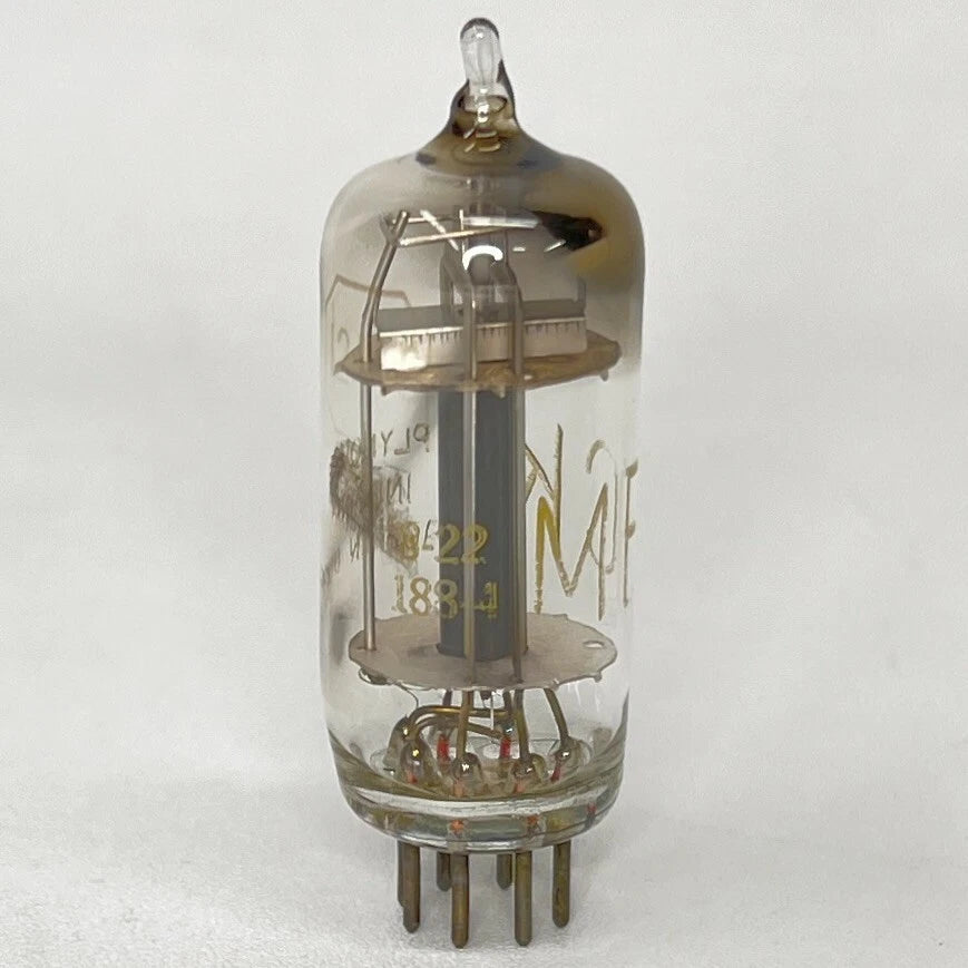 (1) Tested Meck 12AT6 Tube Date Code 8-22 GE EIA Code Twin Diode High Mu Triode