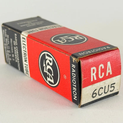 (1) Tested RCA 6CU5 with Box Date Code NF Black Plate Beam Power Pentode Tube