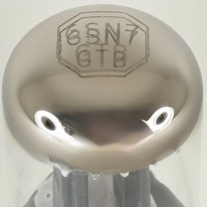 (1) Tested Balanced Westinghouse 6SN7GTB Tube Black Plates Code 7R04 6SN7GT