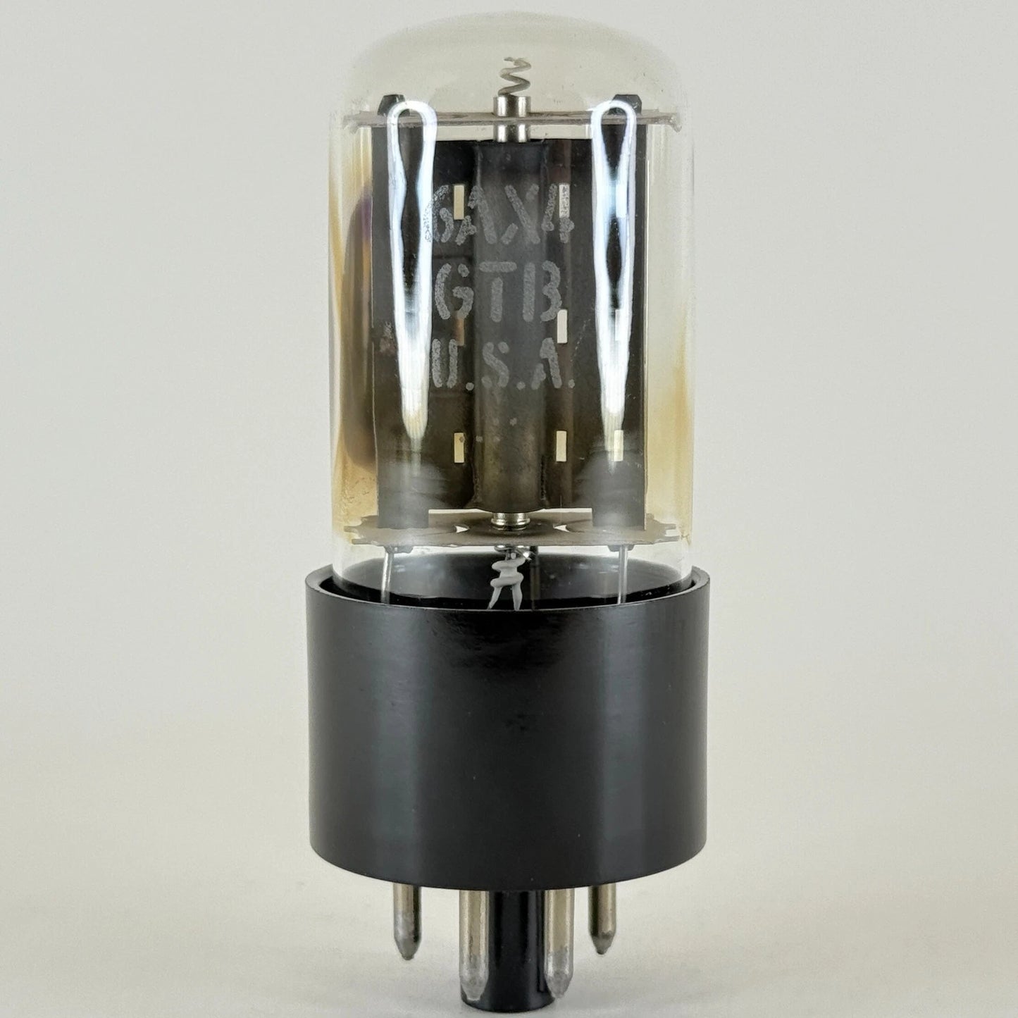 (1) Tested GE 6AX4GTB Tube Date Code MU General Electric 6AX4 GTB Rectifier