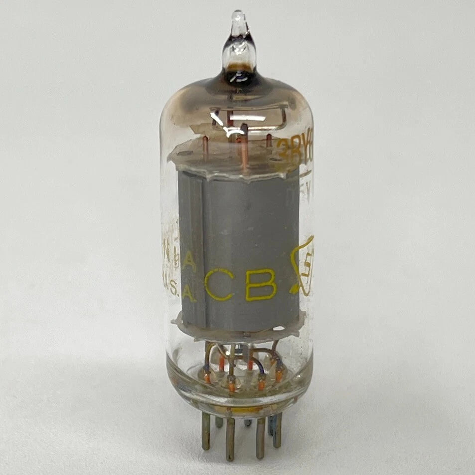 (1) Tested 1956 Sylvania 3BY6 Tube and Box Code CB Pentagrid Amplifier Tube (c)