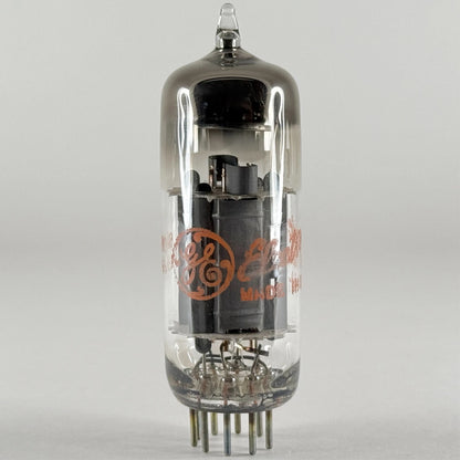 (1) Tested GE 12BH7A Tube Date Code 60-30 Gray Plates Halo Getter 12BH7 A Tube