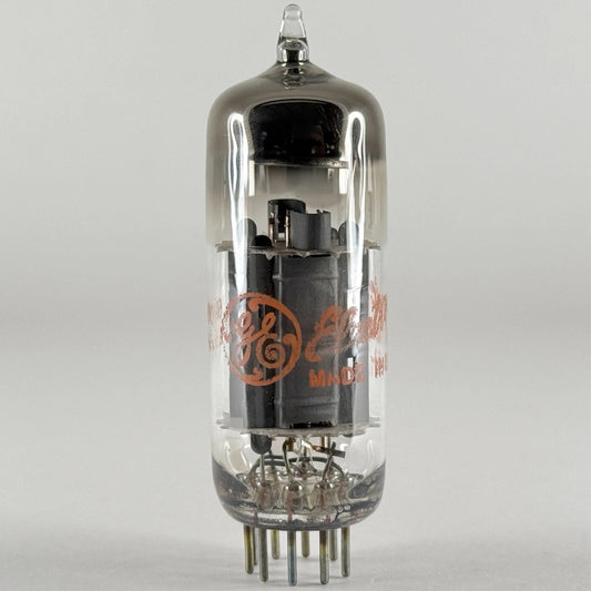 (1) Tested GE 12BH7A Tube Date Code 60-30 Gray Plates Halo Getter 12BH7 A Tube