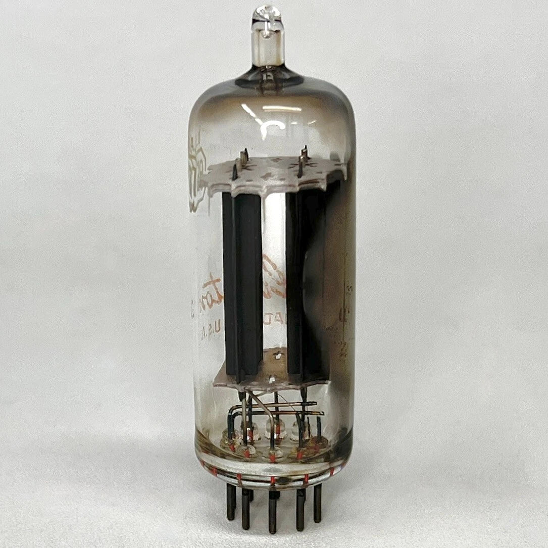 (1) Tested Silvertone 8FQ7 Tube Silvertone Medium Mu Twin Triode Vacuum Tube