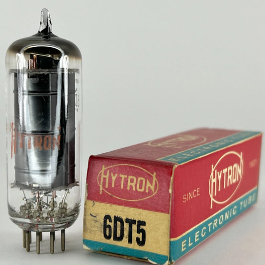 (1) Tested Strong Hytron 6DT5 Tube with Box Date Code EFD NE Beam Power Tube (d)