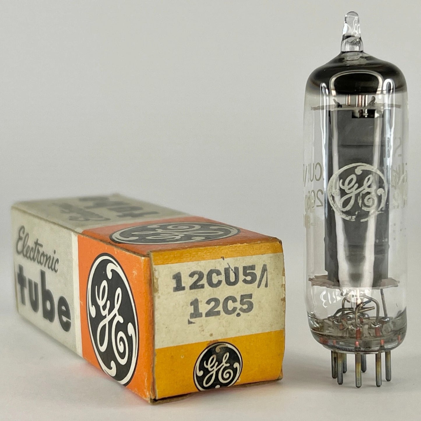 (1) Tested GE 12CU5/12C5 Tube with Box Code CE General Electric 12CU5 12C5 Tube
