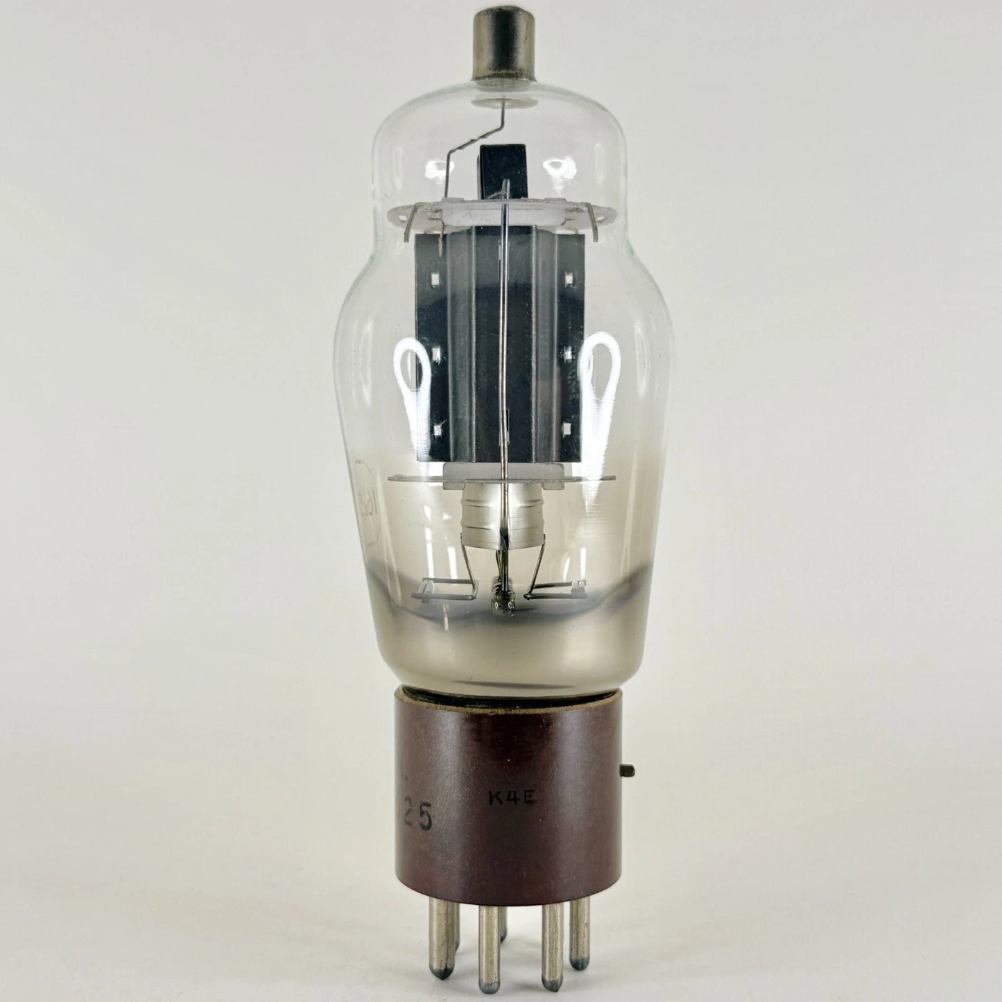 (1) Tested 1943 RCA USN CRC 1625 Tube Date Code K4E RCA 1625 Coke Bottle Tube