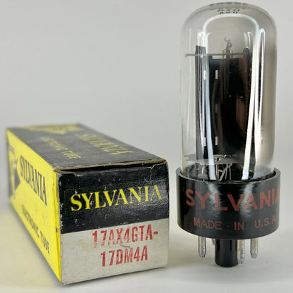 (1) Tested Sylvania 17AX4GTA/17DM4A Tube Date Code aj ECC 17AX4 GTA 17DM4 A Tube