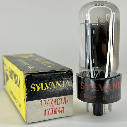 (1) Tested Sylvania 17AX4GTA/17DM4A Tube Date Code aj ECC 17AX4 GTA 17DM4 A Tube
