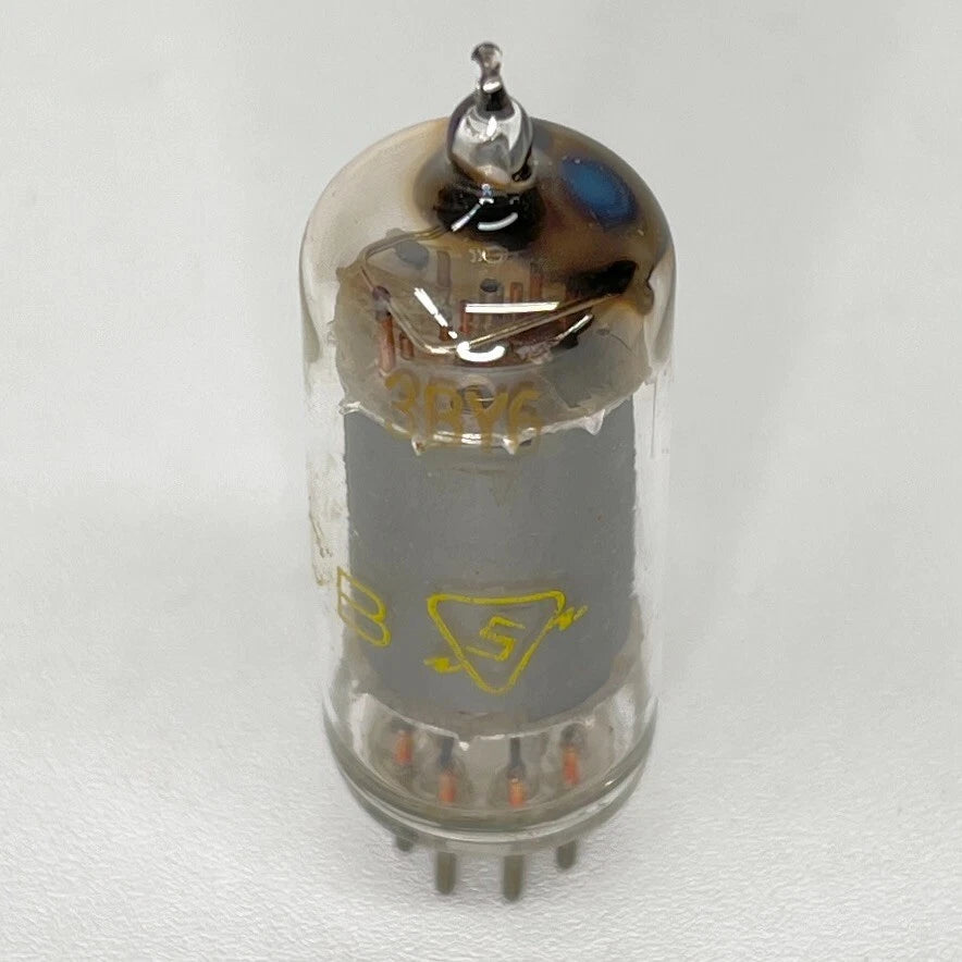 (1) Tested 1956 Sylvania 3BY6 Tube and Box Code CB Pentagrid Amplifier Tube (c)