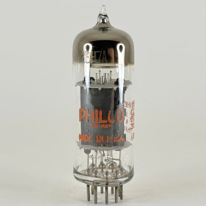 (1) Tested Philco 12BH7A Tube Code 60-26 Gray Plates Halo Getter 12BH7 A Tube
