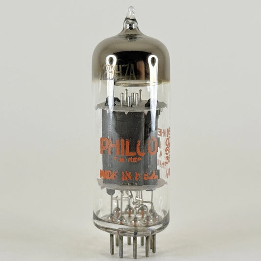 (1) Tested Philco 12BH7A Tube Code 60-26 Gray Plates Halo Getter 12BH7 A Tube