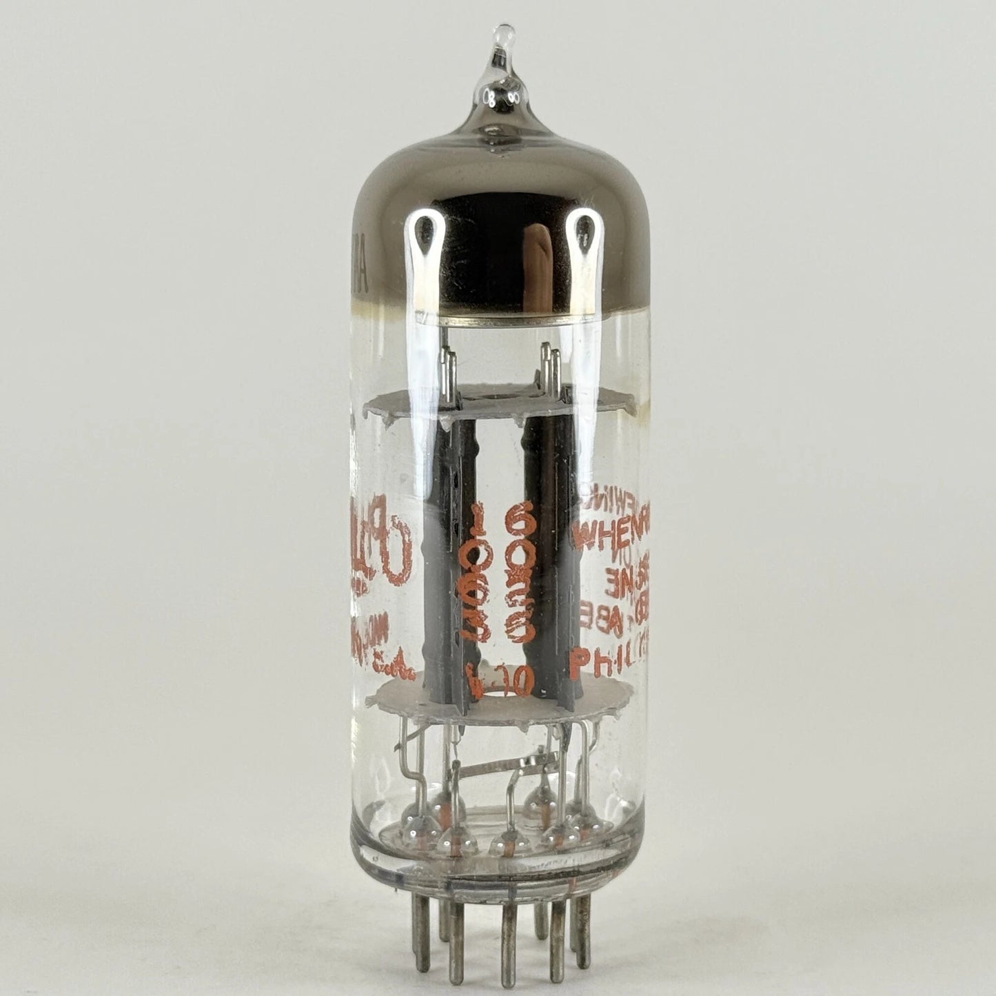 (1) Tested Philco 12BH7A Tube Code 60-26 Gray Plates Halo Getter 12BH7 A Tube