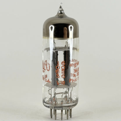(1) Tested Philco 12BH7A Tube Code 60-26 Gray Plates Halo Getter 12BH7 A Tube