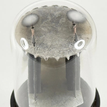 (1) Tested Balanced GE 6SN7GTA Tube Gray Plates Side Getter Code 2-52 6SN7 GTA