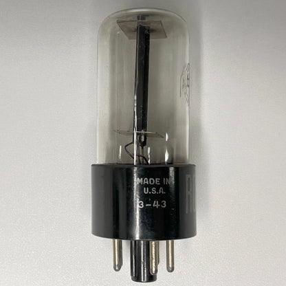 (1) Tested RCA 6W4GT Tube Date Code 3-43 RCA 6W4 GT Half Wave Vacuum Rectifier