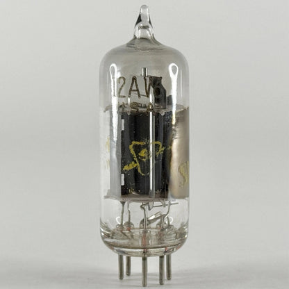 (1) Tested Sylvania 12AV6 Tube Date Code bh AUN 12AV6 Twin Diode High Mu Triode