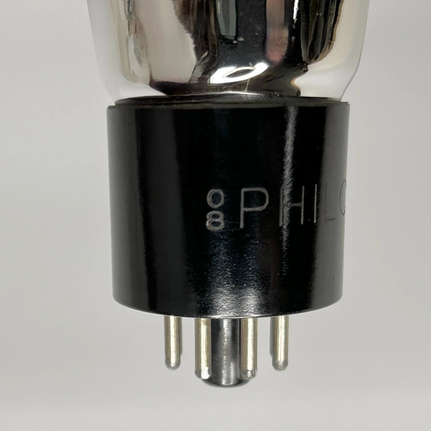 (1) Tested Philco 5Y4G Tube Date Code 08 Philco Engraved Base 5Y4 G Rectifier