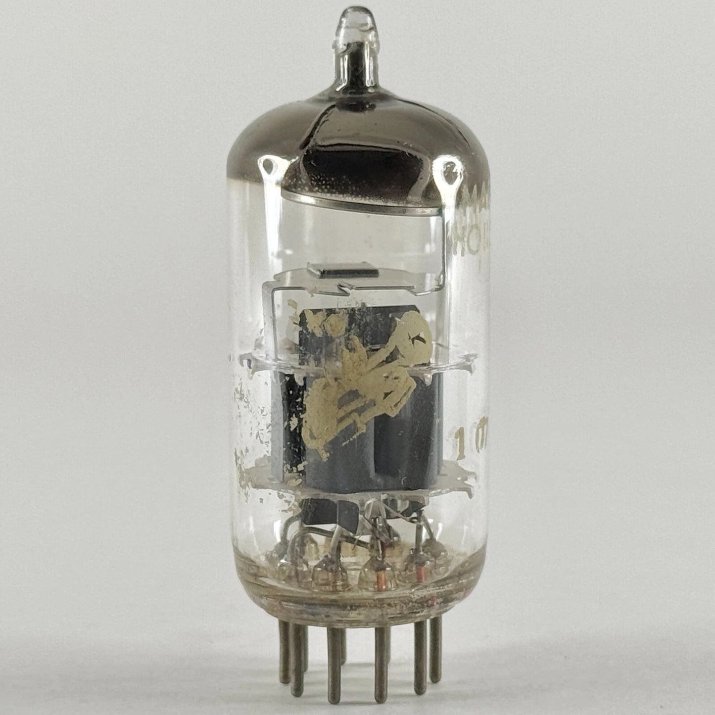 (1) Tested Amperex 6DJ8/ECC88 Tube Bugle Boy Date Code 107 Twin Triode Tube