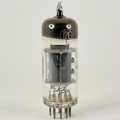 (1) Tested Philco 12GN7 Tube Japan Cool Chassis Gray Plate Halo Getter Pentode