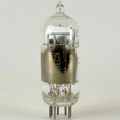 (1) Tested Raytheon 12EL6 Tube with Box Dual Diode High Mu Triode Tube (b)