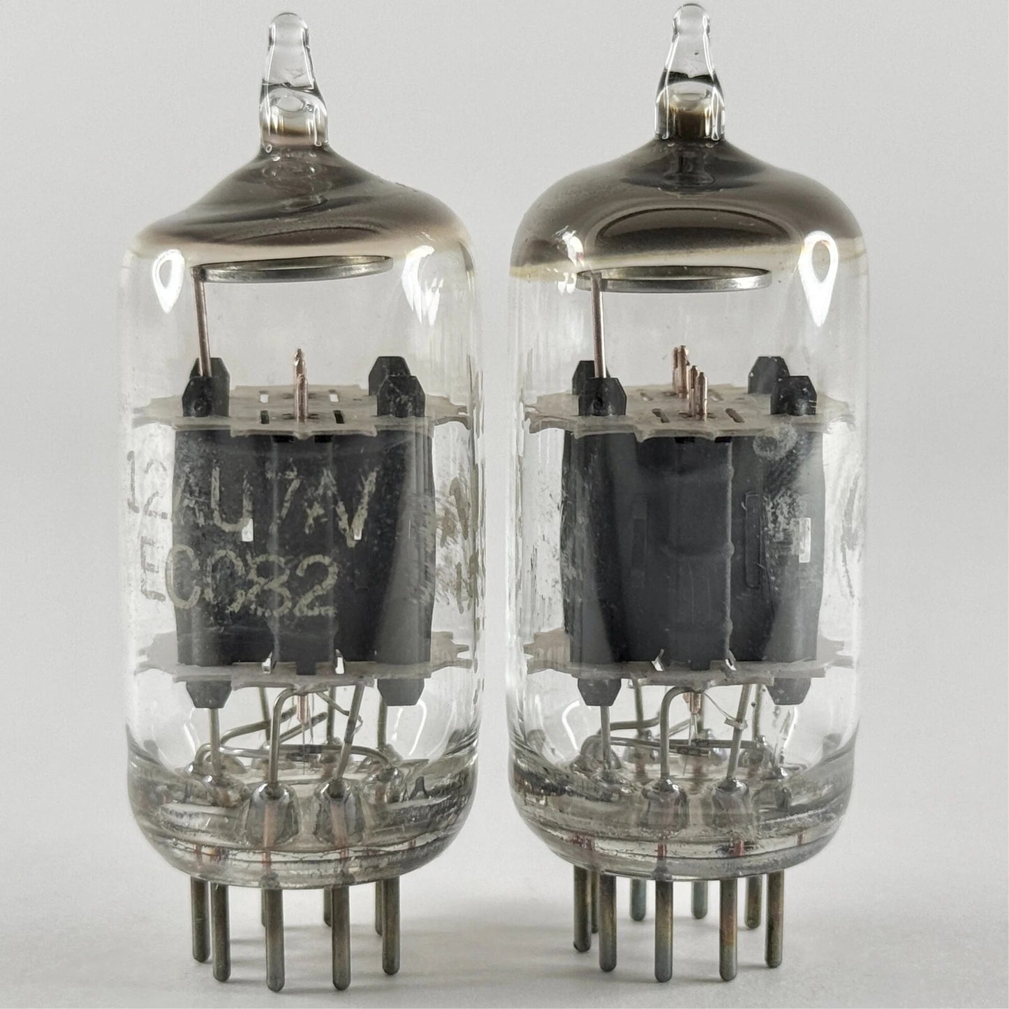 Tested Matched & Balanced Pair GE 12AU7A/ECC82 Tubes Codes HH 12AU7 A Tubes