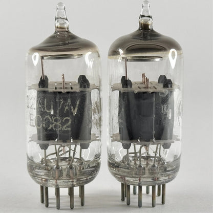 Tested Matched & Balanced Pair GE 12AU7A/ECC82 Tubes Codes HH 12AU7 A Tubes