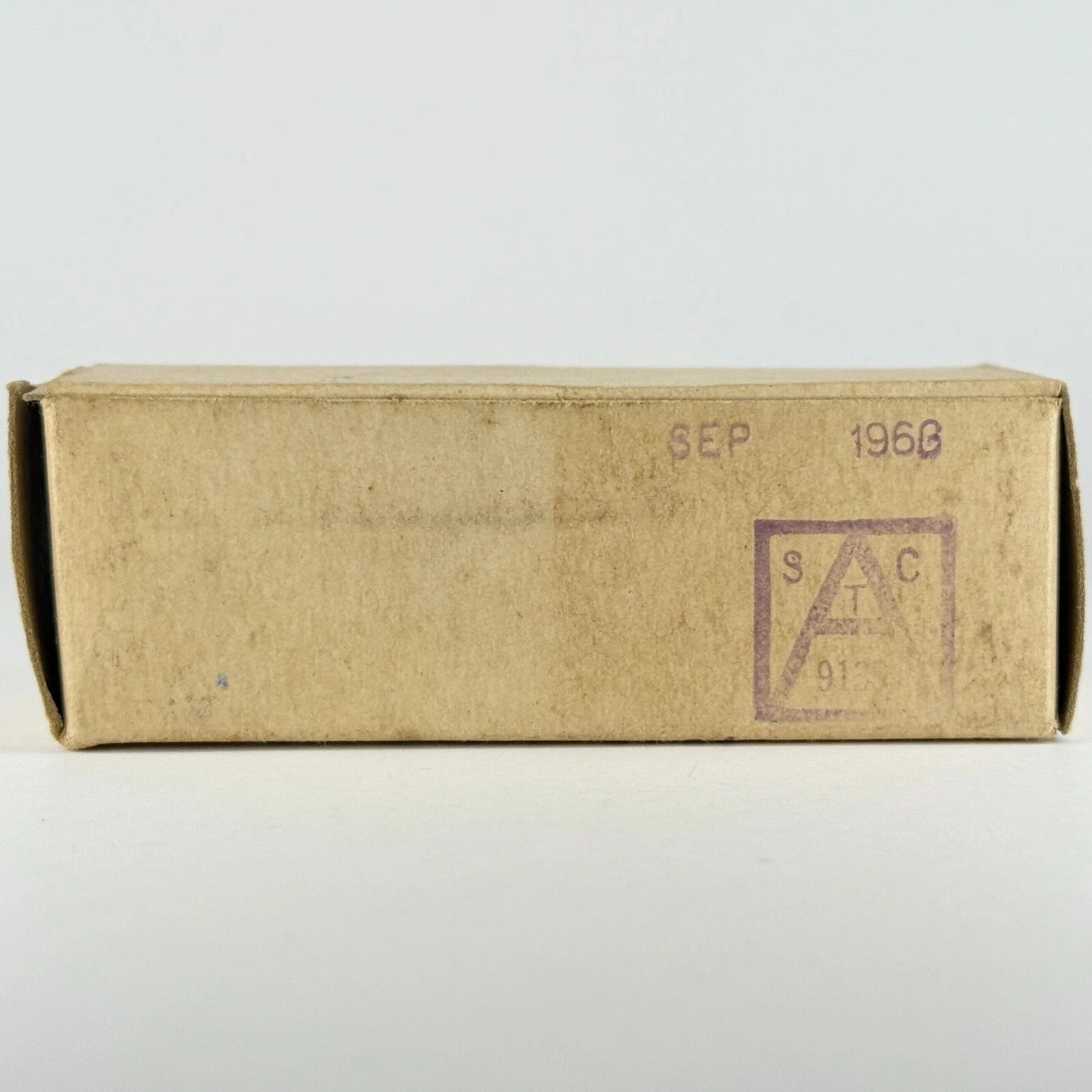 (1) Tested 1952 Sylvania JAN CHS 6SL7GT Tube & Box Code 243 Gray Plates 6SL7 GT