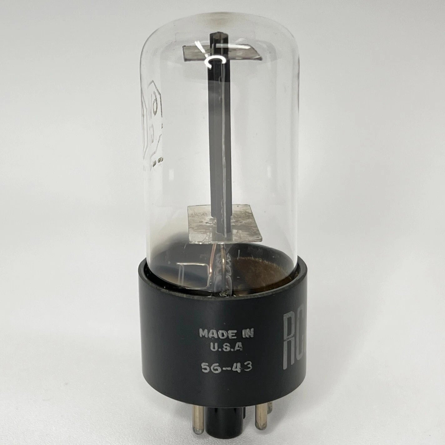(1) Tested RCA 6W4GT Tube Date Code 56-43 RCA 6W4 GT Half Wave Vacuum Rectifier