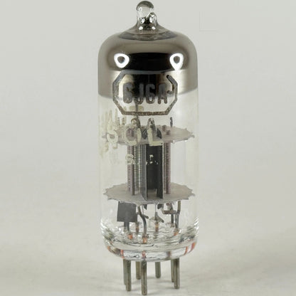 (1) Tested Tung Sol 6J6A Tube with Box 6J6 A Medium Mu Twin Triode Vacuum Tube