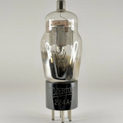 (1) Tested Silvertone 224A Tube Date Code 3AX Type 24 Tube Engraved Base Tetrode