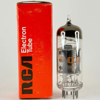 (1) Tested RCA 6CX8 Tube with Box Date Code DM Medium Mu Triode Pentode Tube
