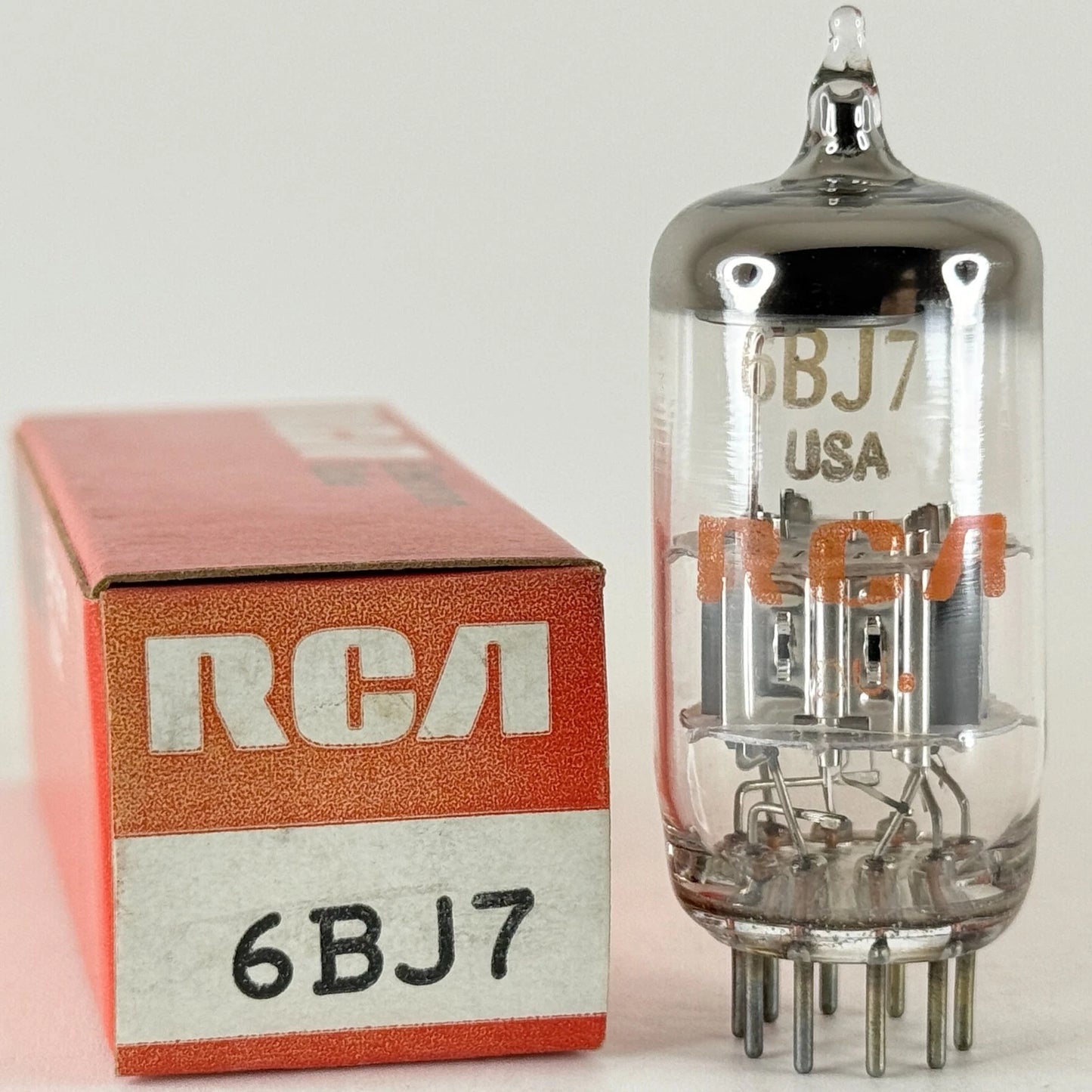 (1) Tested RCA 6BJ7 Tube with Box Date Code DU RCA Triple Diode Tube