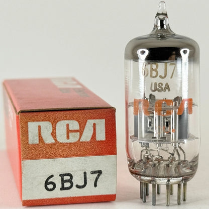 (1) Tested RCA 6BJ7 Tube with Box Date Code DU RCA Triple Diode Tube