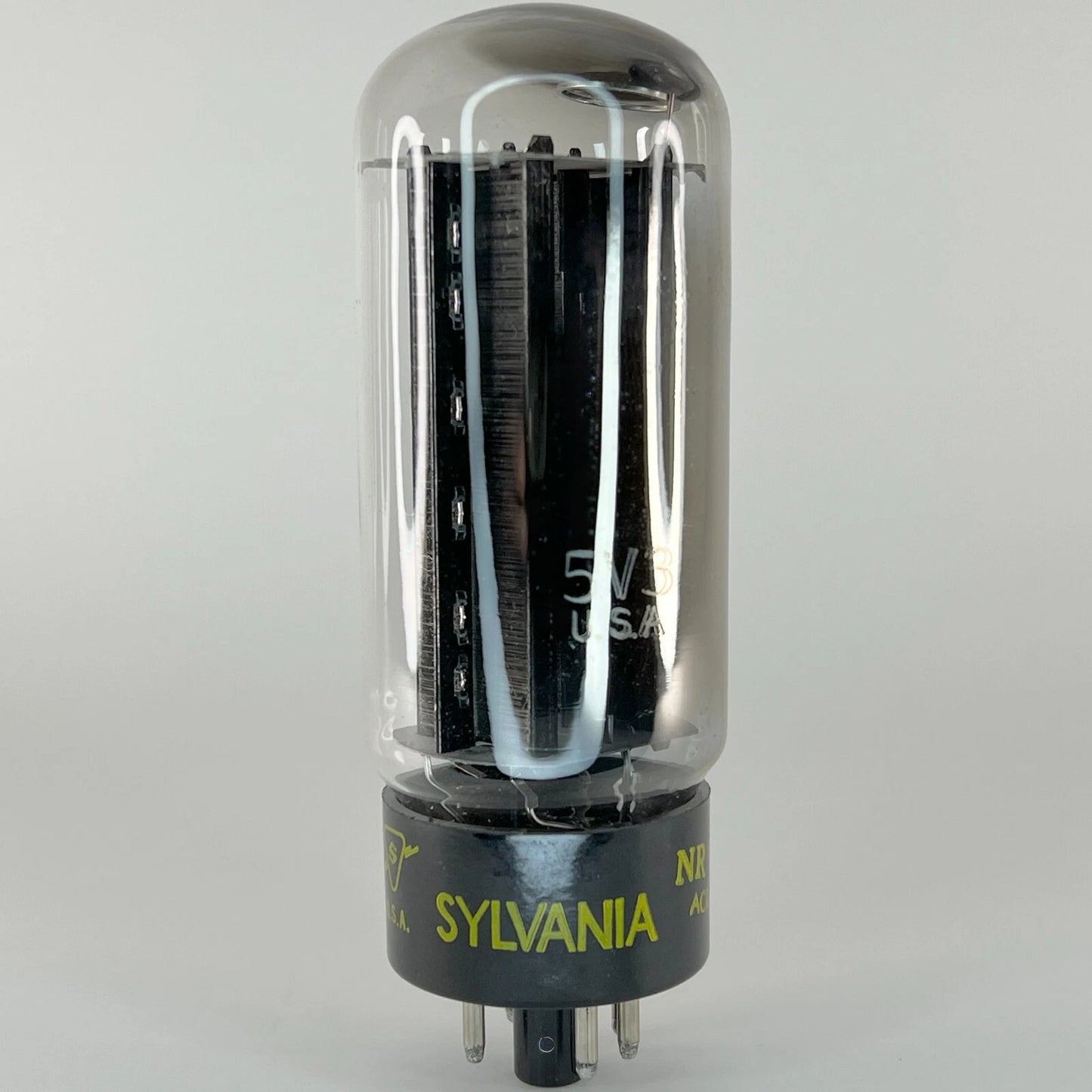 (1) Tested Sylvania 5V3 Tube Date Code NR ACR 5V3 Full Wave Rectifier Tube