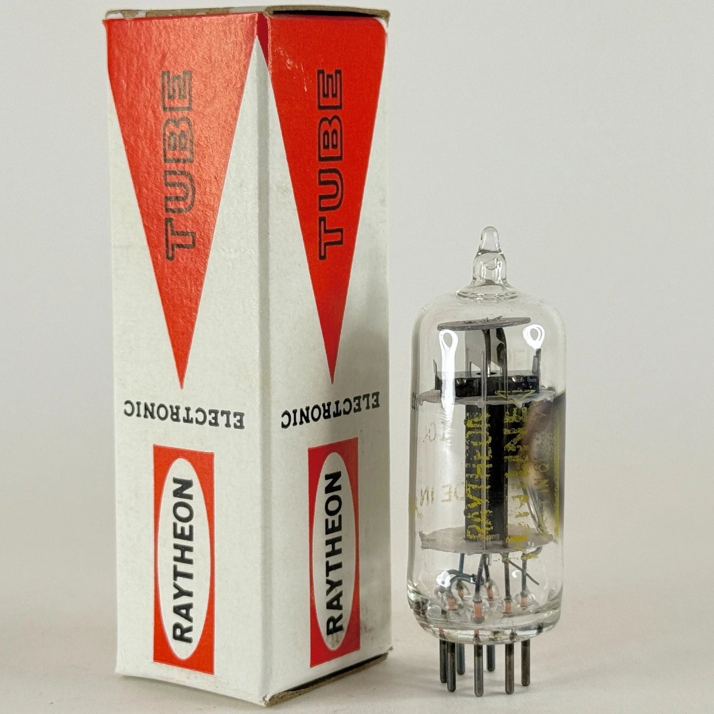 (1) Tested Raytheon 12EL6 Tube with Box Code IO4 Dual Diode High Mu Triode (a)