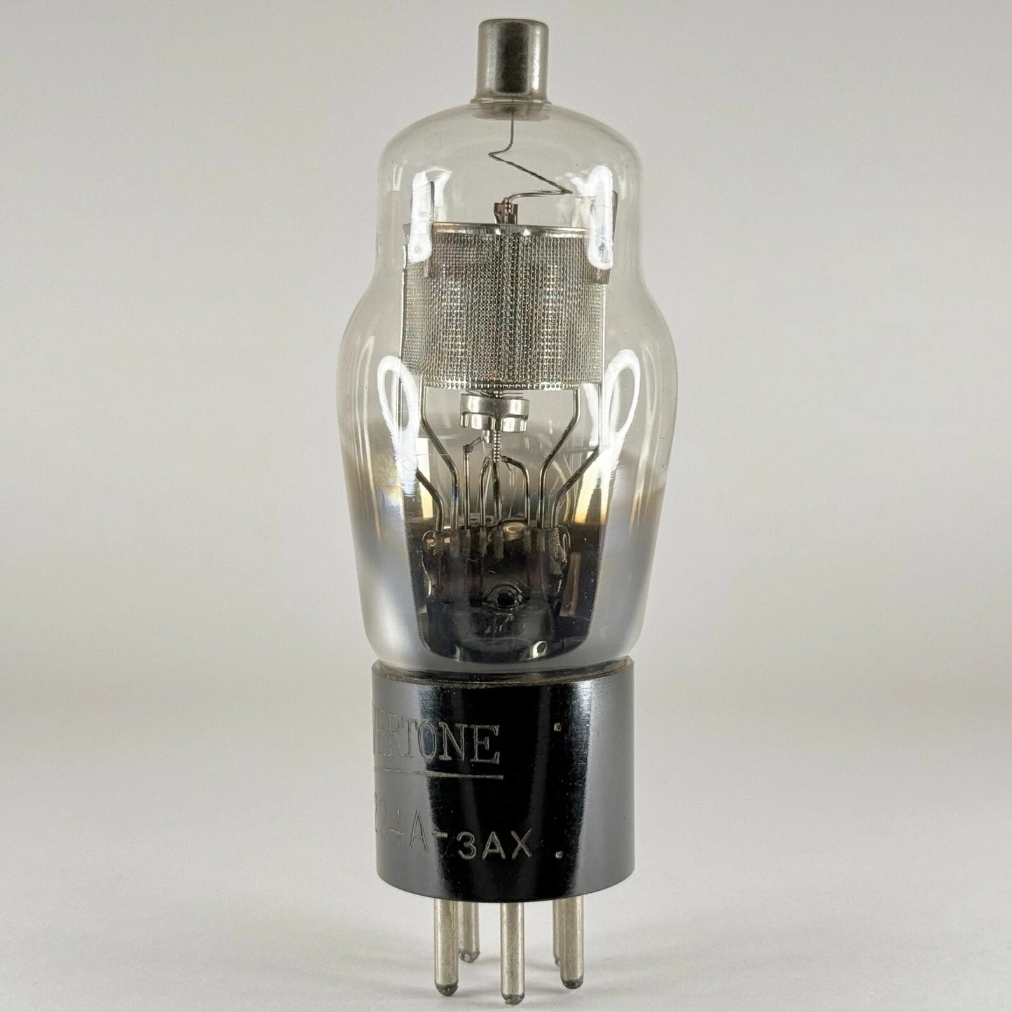 (1) Tested Silvertone 224A Tube Date Code 3AX Type 24 Tube Engraved Base Tetrode