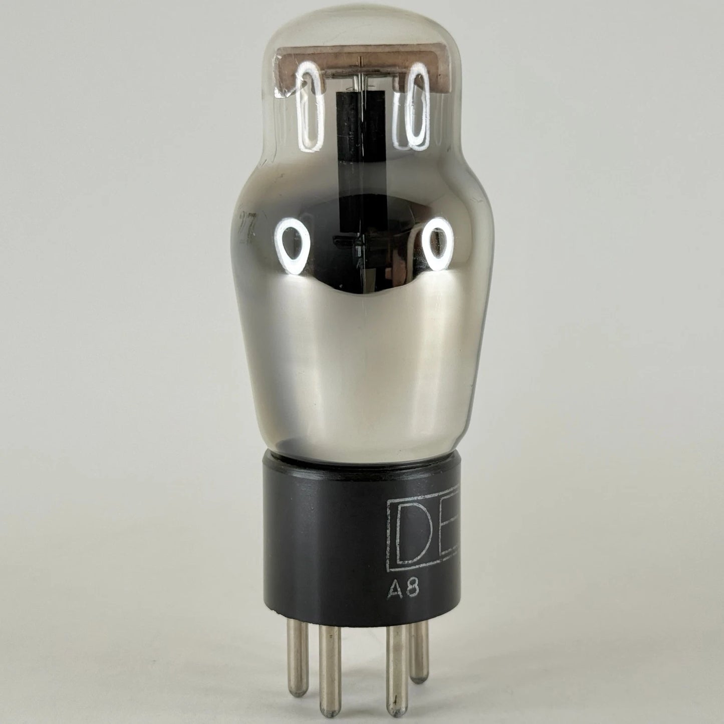 (1) Tested Delco Type 27 Tube Date Code A8 Medium Mu Triode 27 Tube