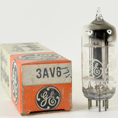 (1) Tested GE 3AV6 Tube with Box Date Code 61-17 Twin Diode High Mu Triode