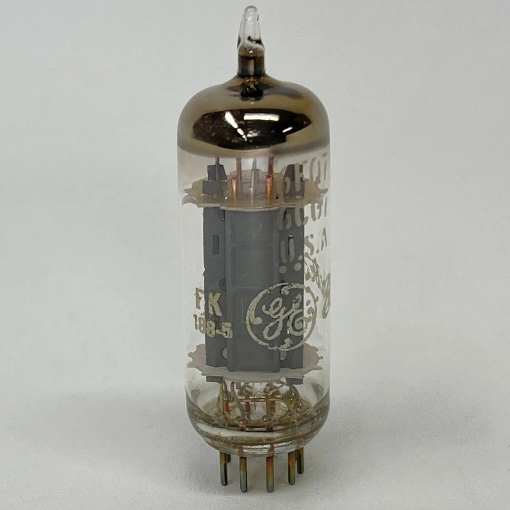 (1) Tested GE 6FQ7/6CG7 Tube Date Code FK General Electric 6FQ7 Tube GE 6CG7