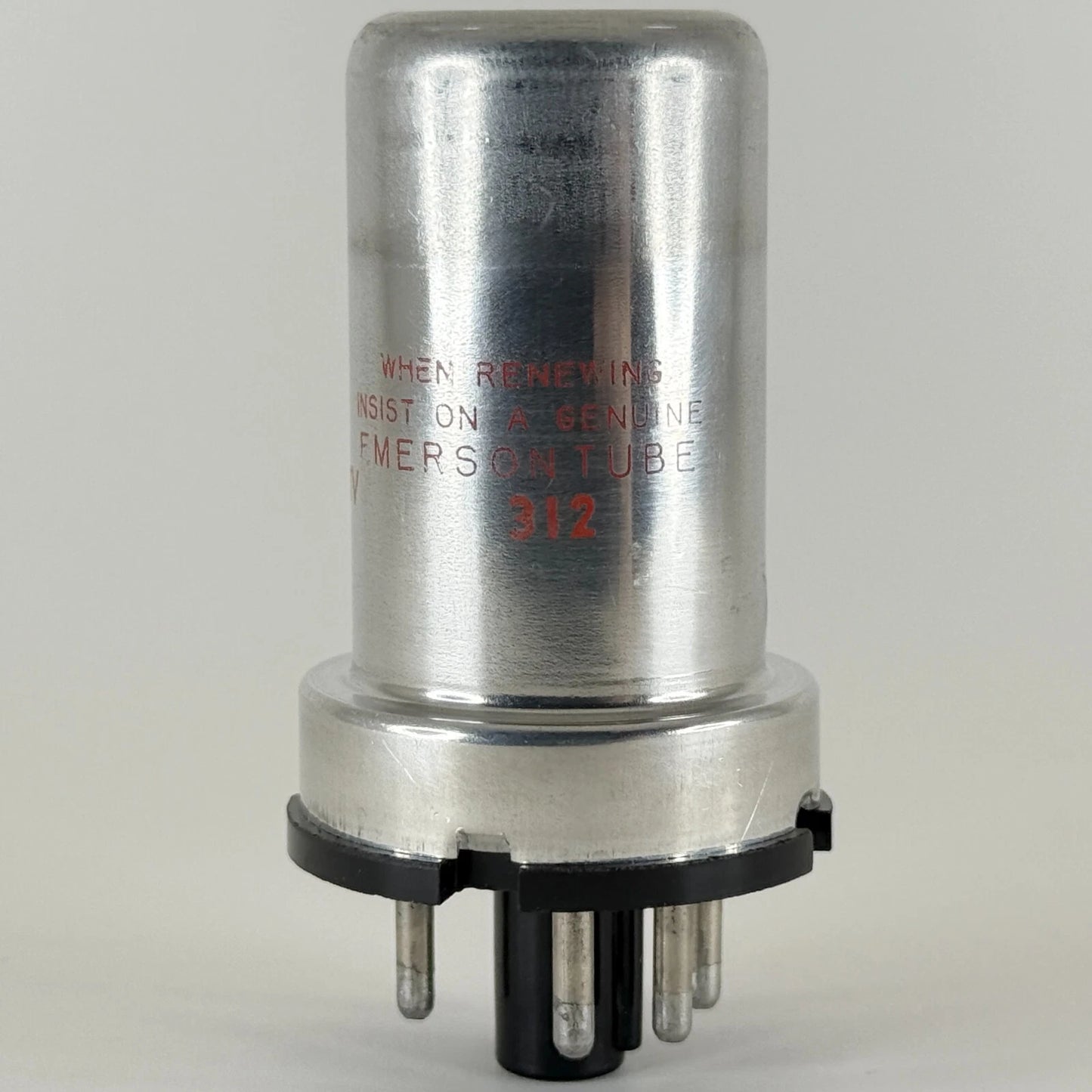 (1) Tested Balanced Emerson 0Z4 Tube Date Code YTV Gas Rectifier Tube