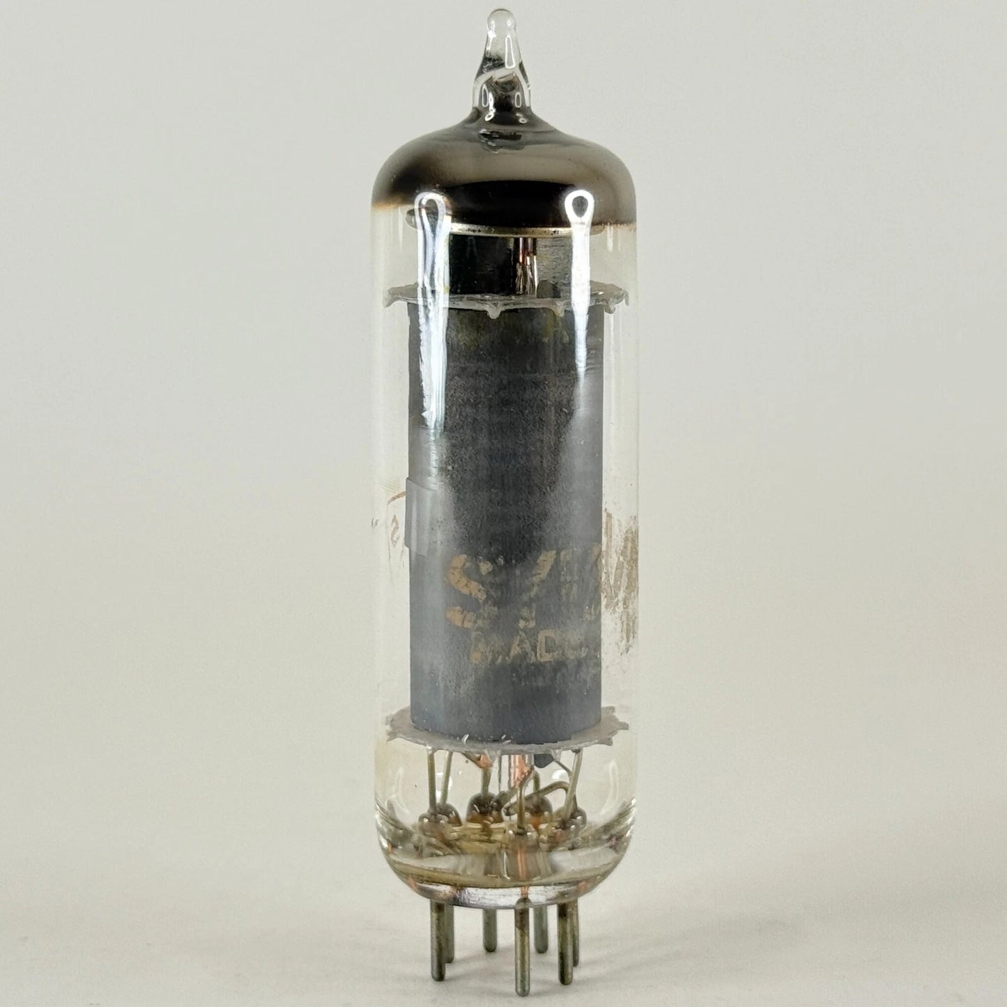 (1) Tested Sylvania 6AQ5A Tube Date Code me USS Sylvania 6AQ5 A Beam Power Tube