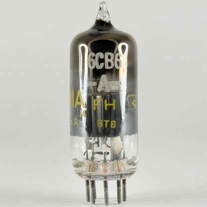 (1) Tested Sylvania 6CB6A Tube Date Code FH BTB Pentode Sylvania 6CB6 A Tube