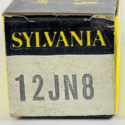 (1) Tested Sylvania 12JN8 Tube with Box Date Code NR AAA Triode Pentode Tube (a)