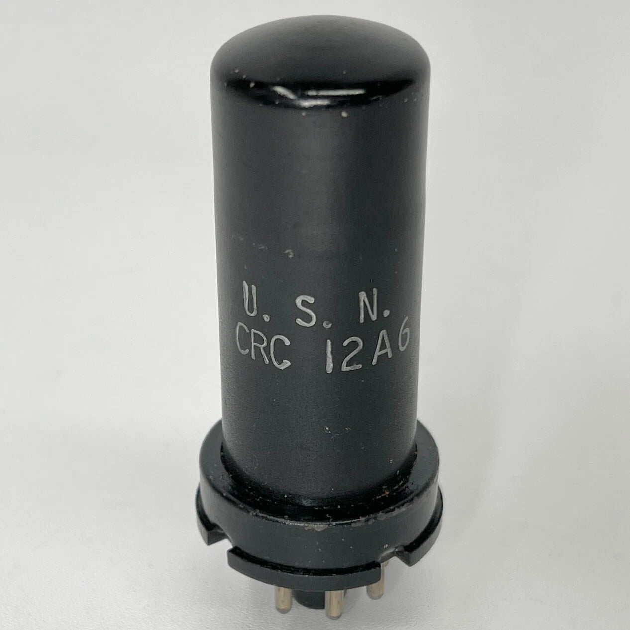 (1) Tested Very Strong RCA U.S.N. CRC 12A6 Tube Date Code K3E RCA 12A6 Tube